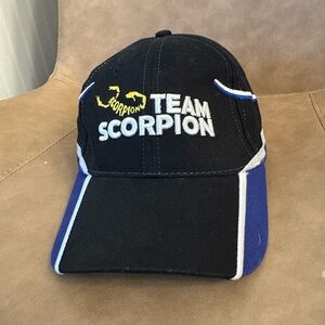 Scorpion system Team Scorpion black baseball cap SnapBack
